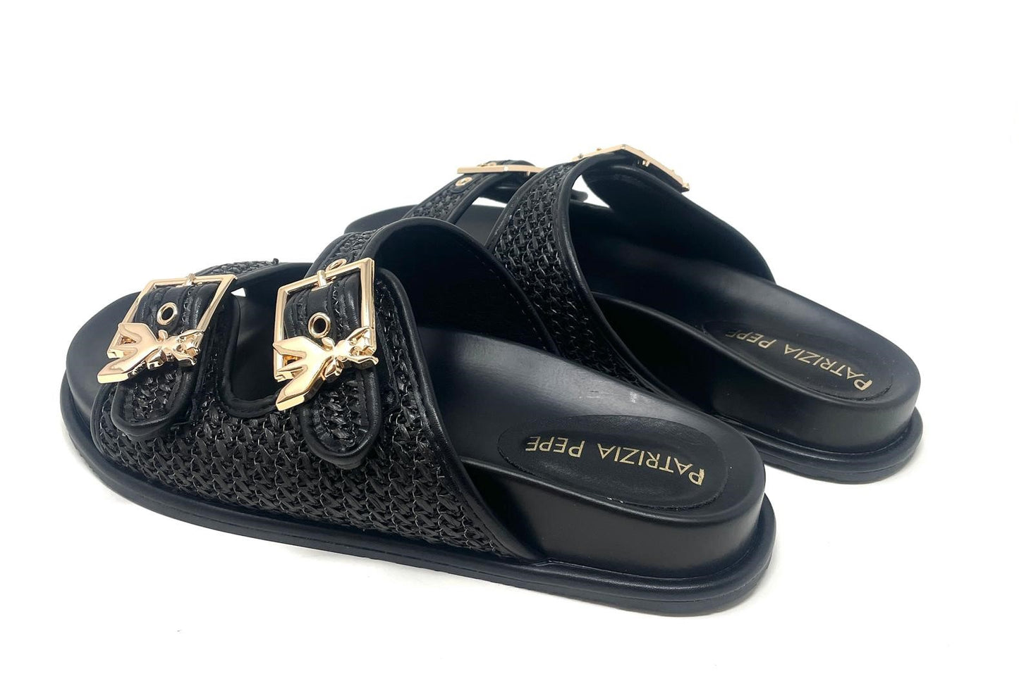 SANDALI BASSI PATRIZIA PEPE DONNA NERO - PJ337 NERO