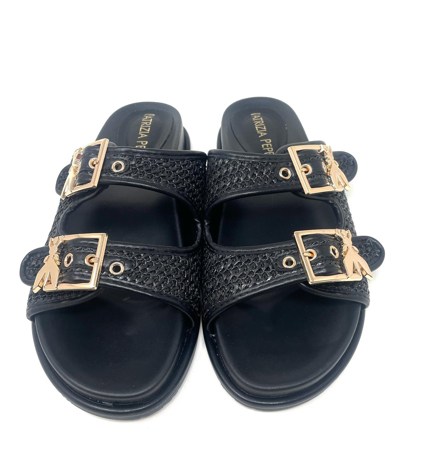 SANDALI BASSI PATRIZIA PEPE DONNA NERO - PJ337 NERO