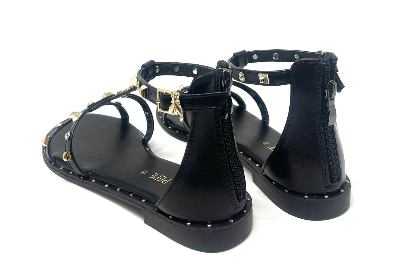 SANDALI BASSI PATRIZIA PEPE DONNA NERO - PJ343 NERO