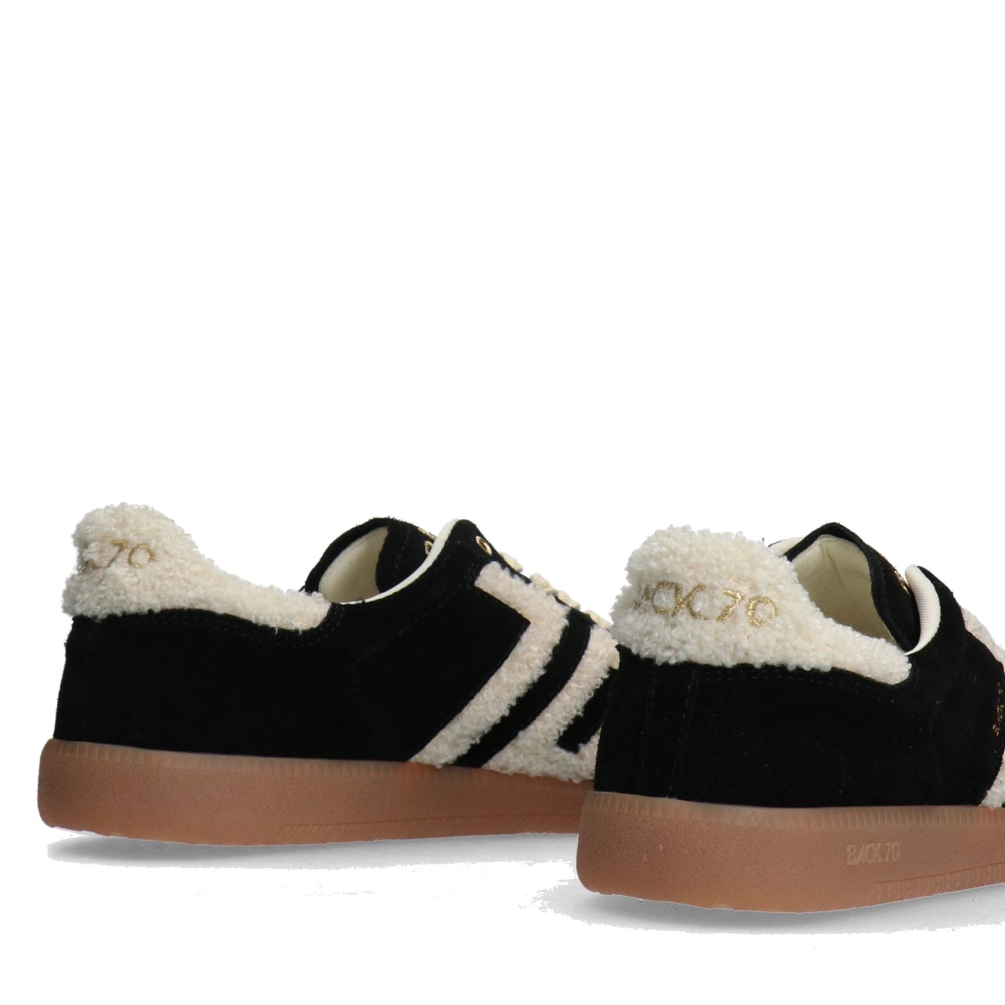 SNEAKERS BACK 70 DONNA NERO - TEDDY NERO