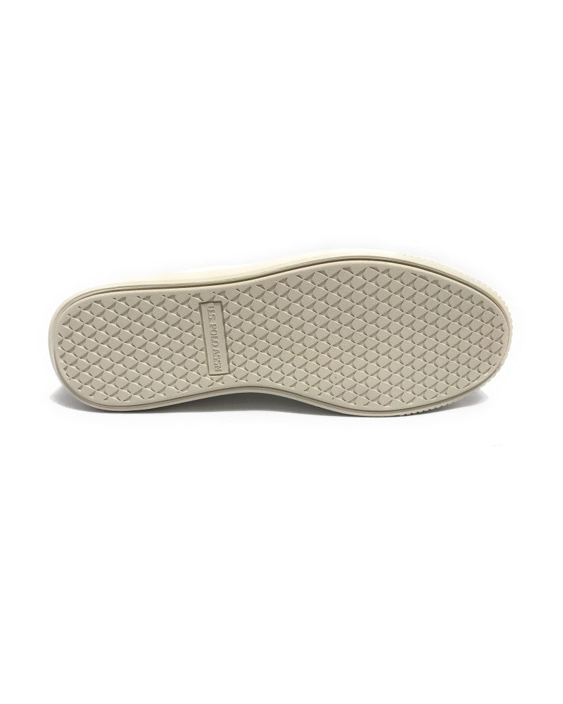 SNEAKERS U.S. POLO ASSN. UOMO BIANCO - TYMES011 BI/OCRA