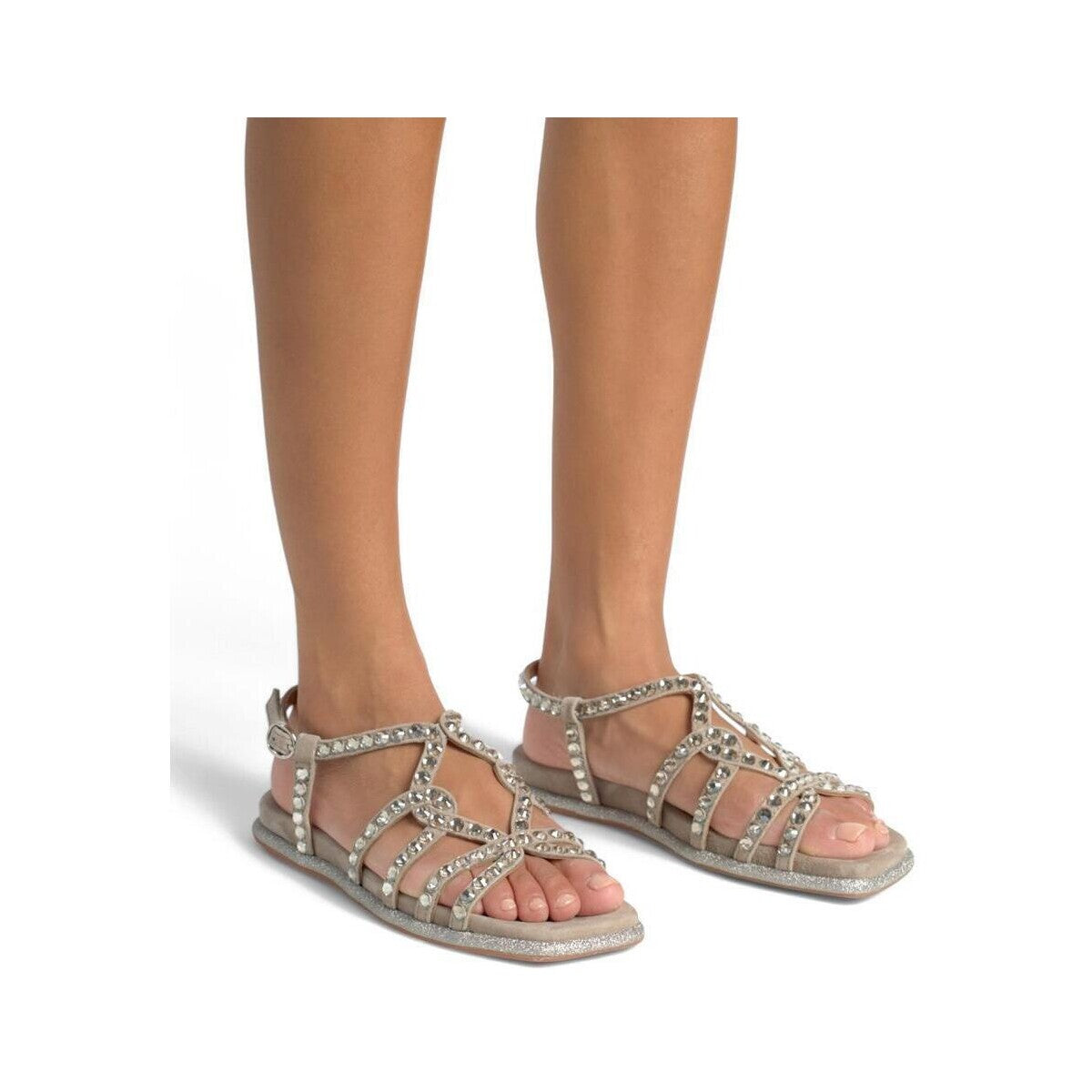 SANDALI BASSI ALMA EN PENA DONNA TAUPE - V2551600 TAUPE