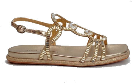 SANDALI BASSI ALMA EN PENA DONNA BRONZO - V2551603 BRONZ