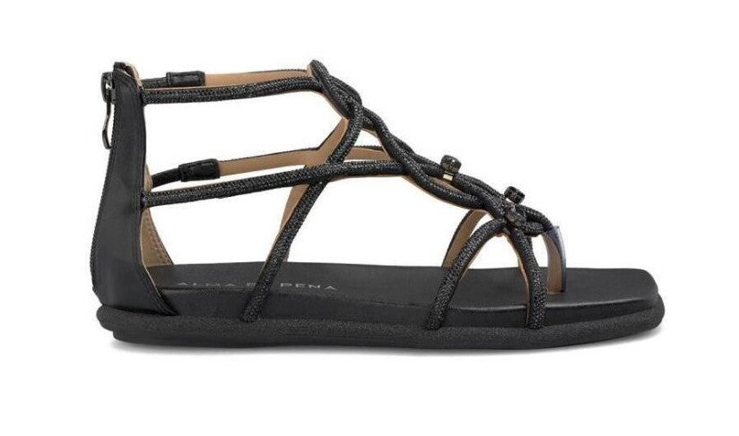 SANDALI BASSI ALMA EN PENA DONNA NERO - V2551604 NERO
