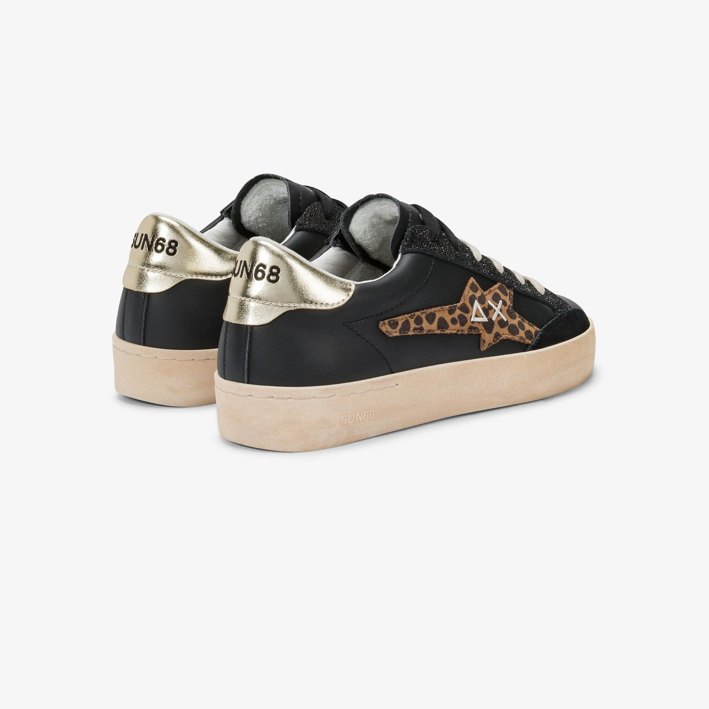 SNEAKERS SUN68 DONNA NERO - Z45232 NE/ORO