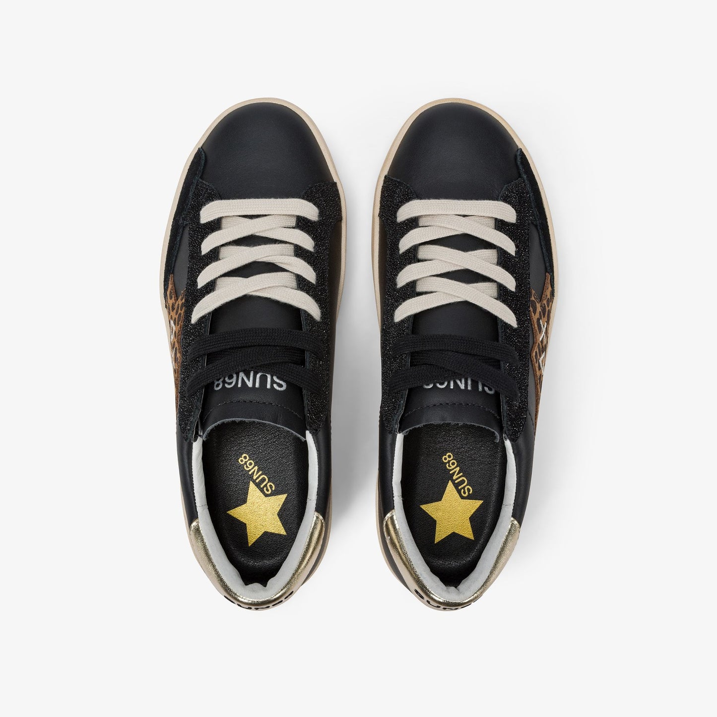 SNEAKERS SUN68 DONNA NERO - Z45232 NE/ORO