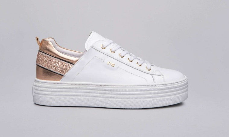 SNEAKERS NERO GIARDINI DONNA BIANCO - 115292D 707