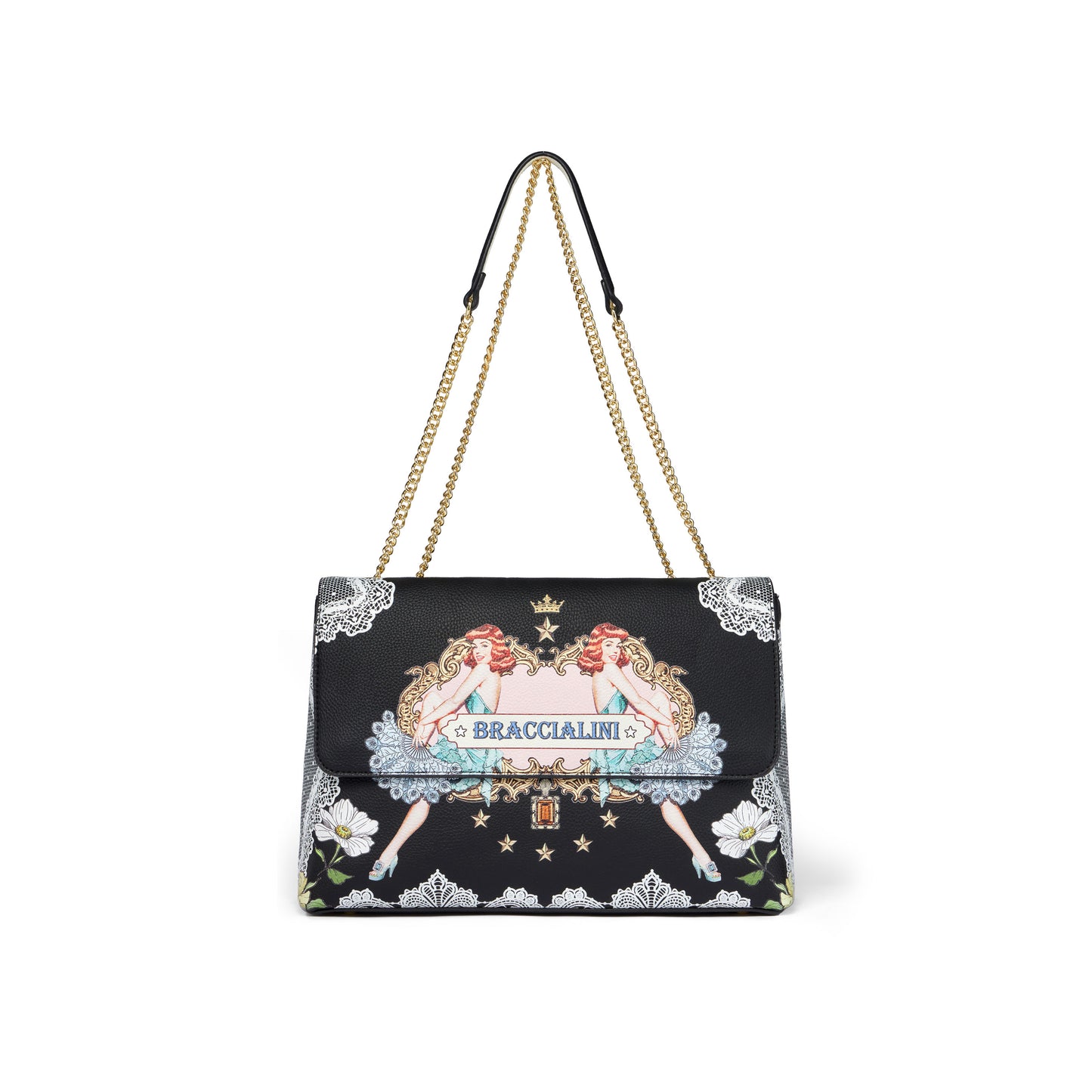 BORSA BRACCIALINI ACCESSORI NERO - B17362NE