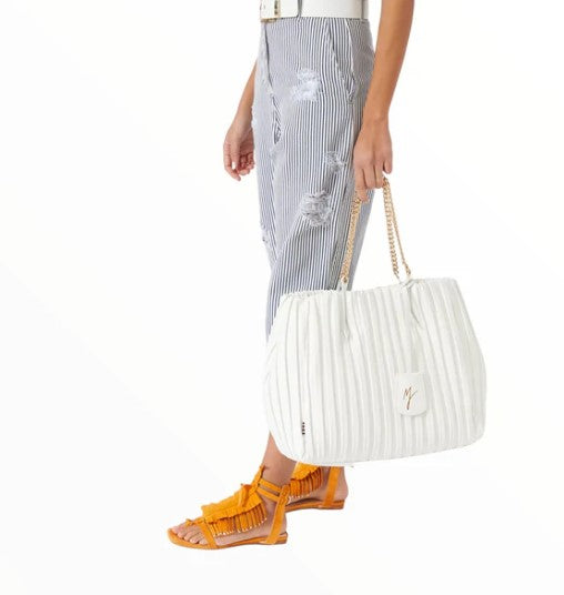 BORSA MANILA GRACE ACCESSORI BIANCO - B252 BIAN