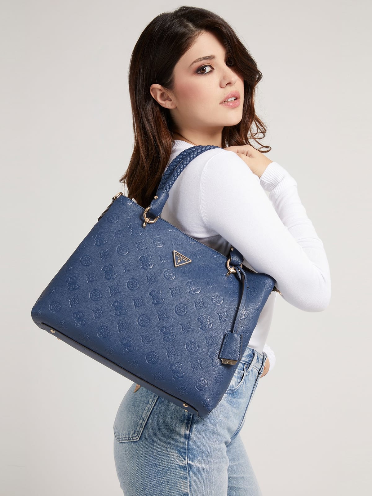 BORSA GUESS ACCESSORI BLU - HWPG840310B