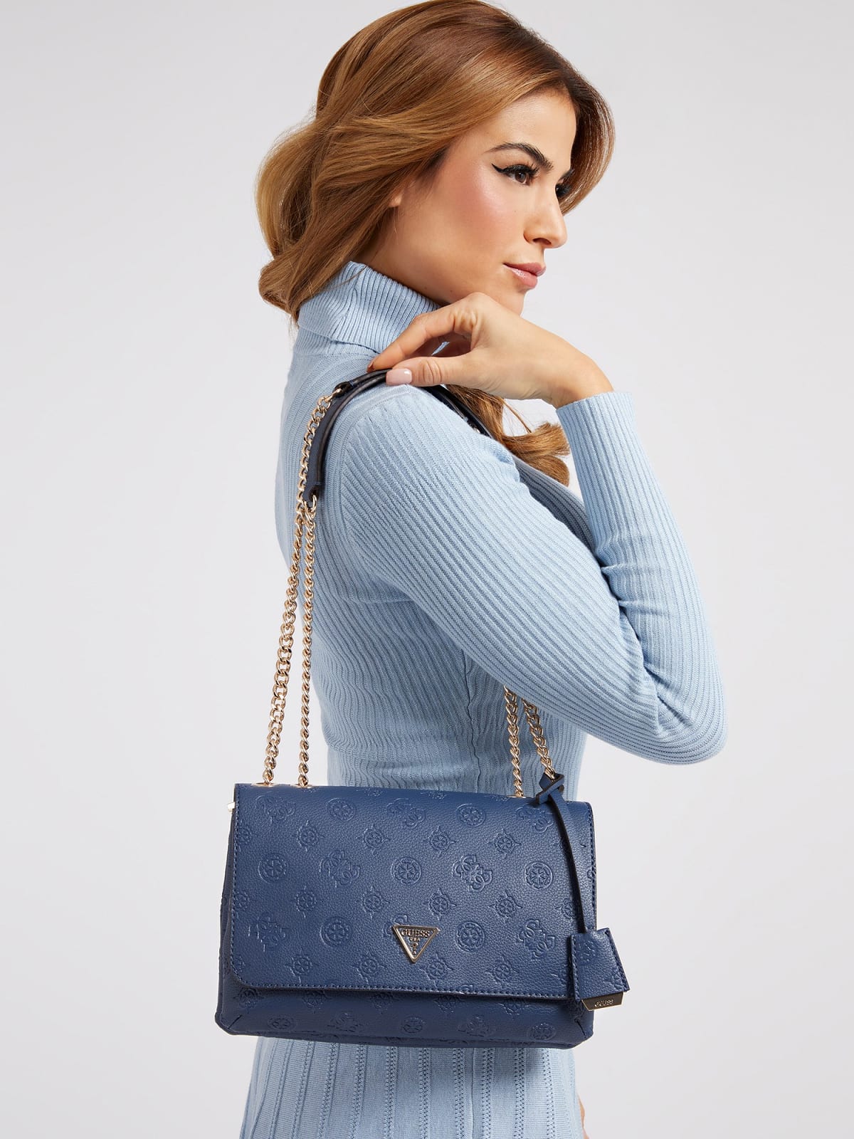 BORSA GUESS ACCESSORI BLU - HWPG840321B
