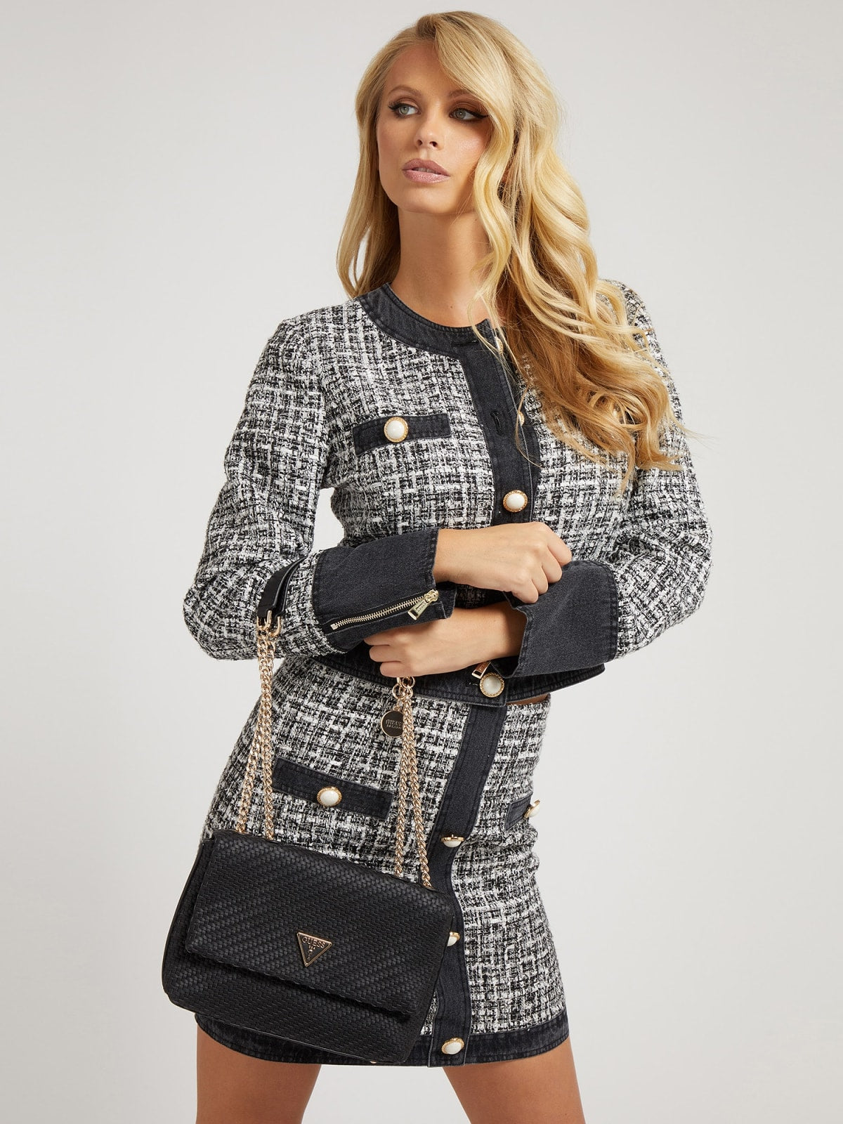 BORSA GUESS ACCESSORI NERO - HWVG839721N