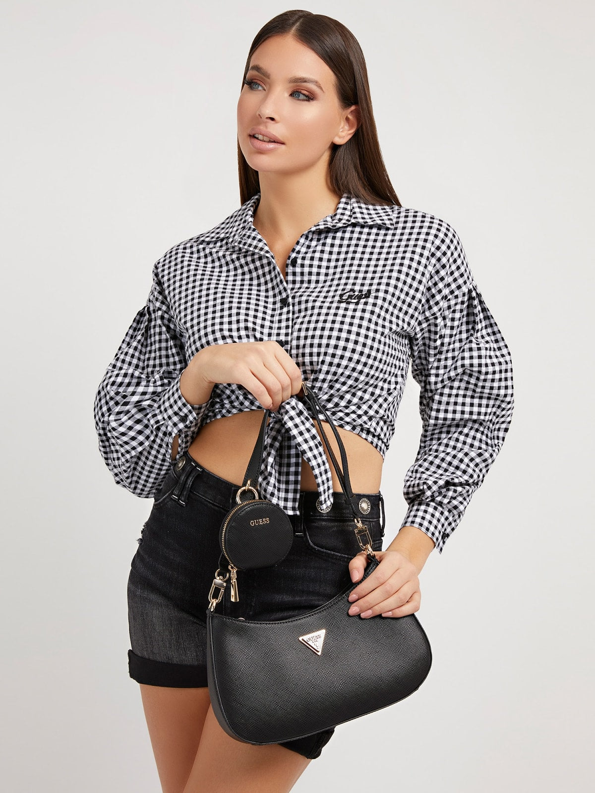 BORSA GUESS ACCESSORI NERO - HWVG841618N