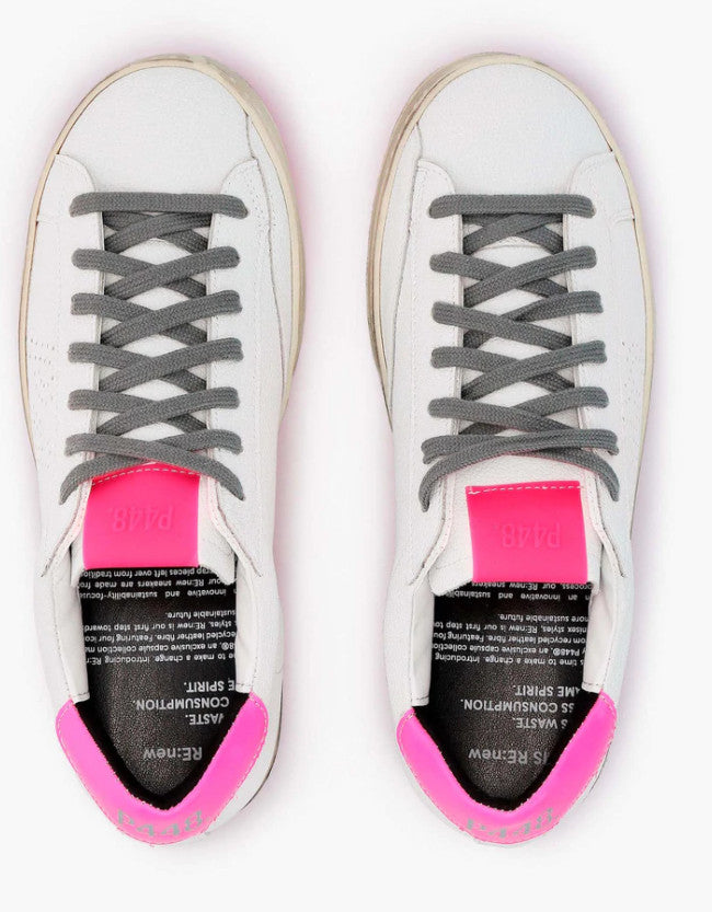 SNEAKERS P448 DONNA BIANCO - JOHN BI/FX