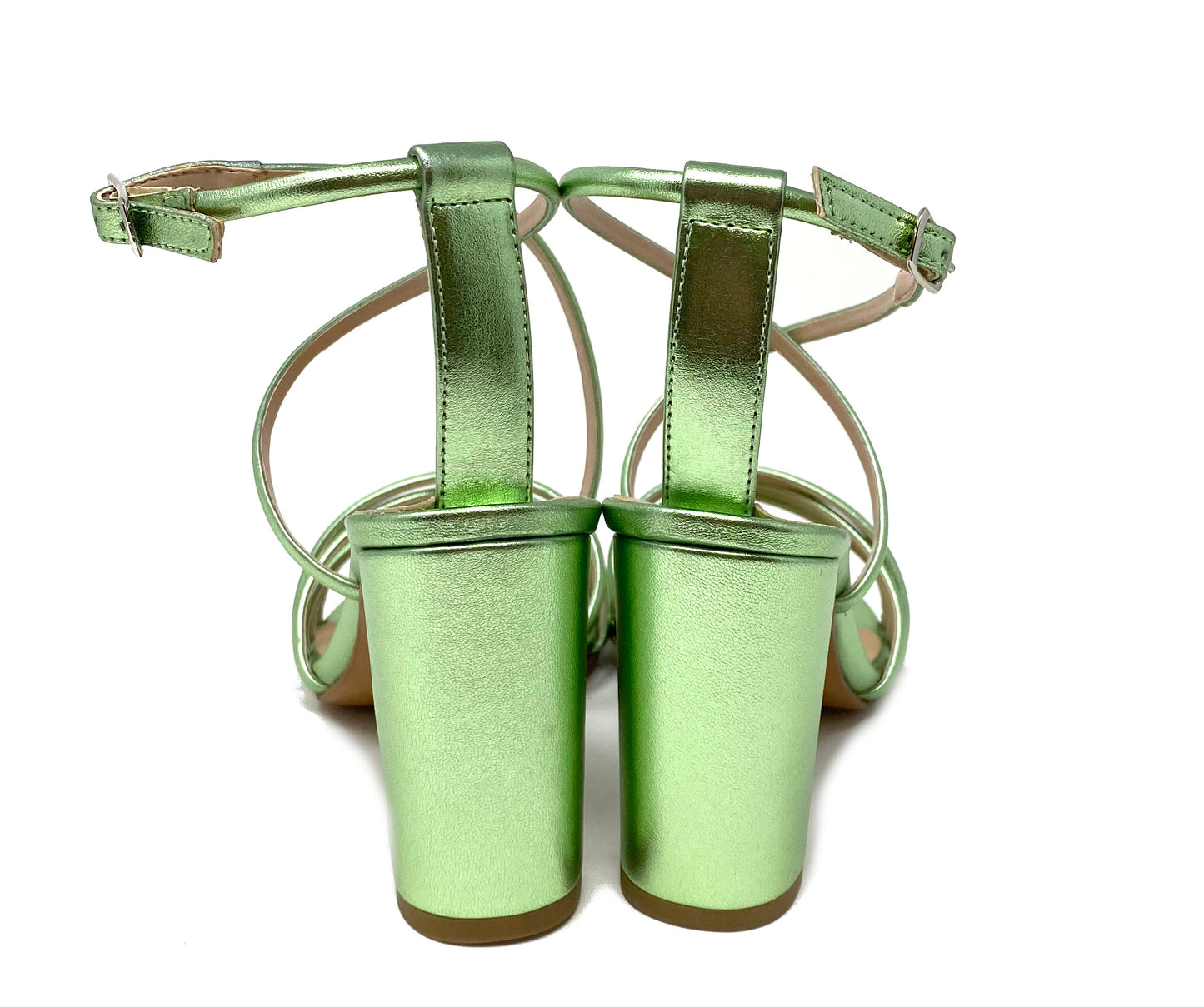 SANDALI CON TACCO VOLPATO DONNA VERDE - 005MET MENT