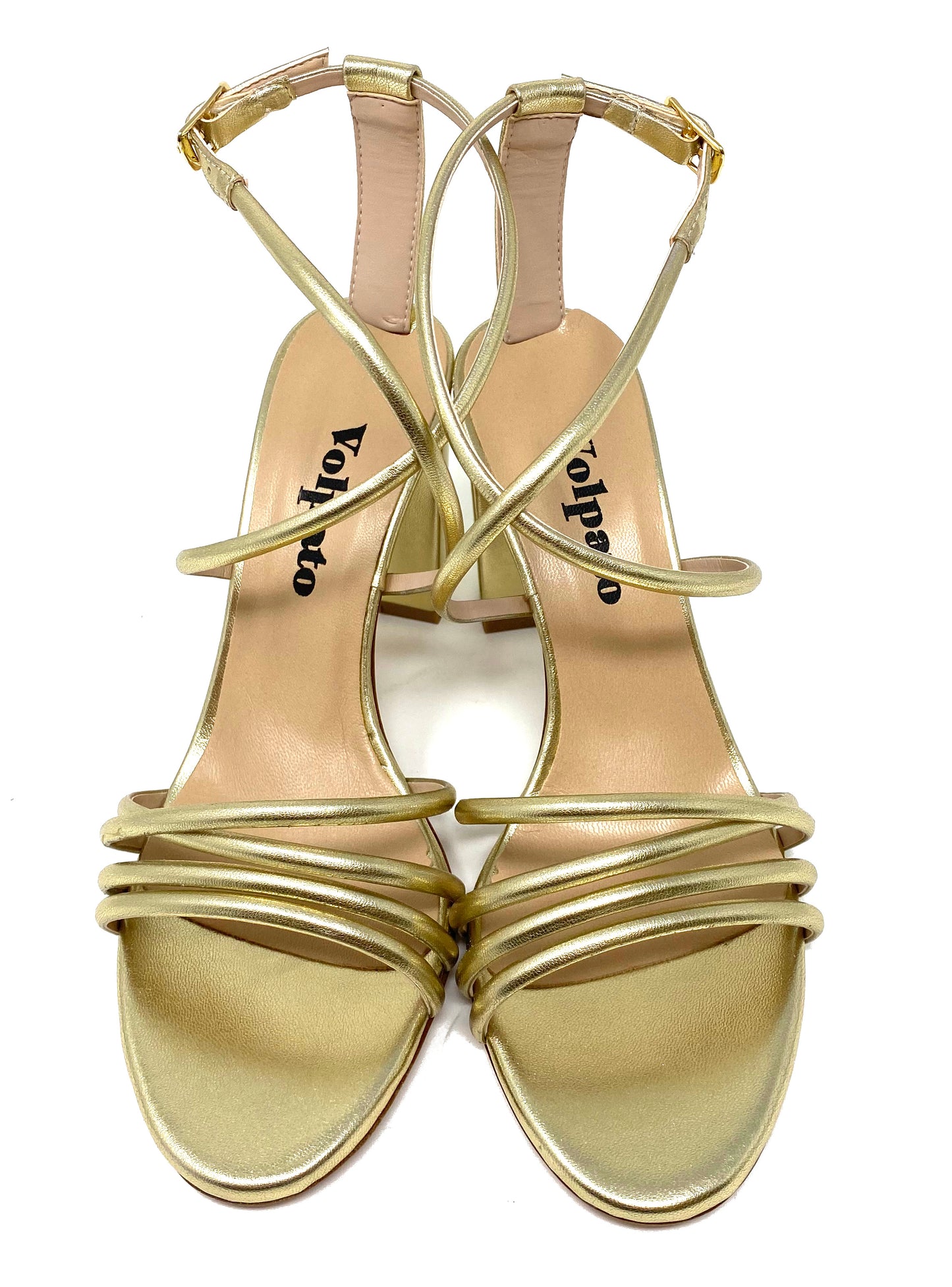 SANDALI VOLPATO DONNA PLATINO - 005MET PLAT