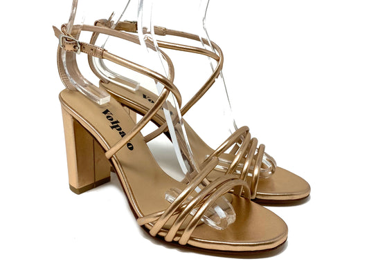 SANDALI VOLPATO DONNA RAME - 005MET RAME