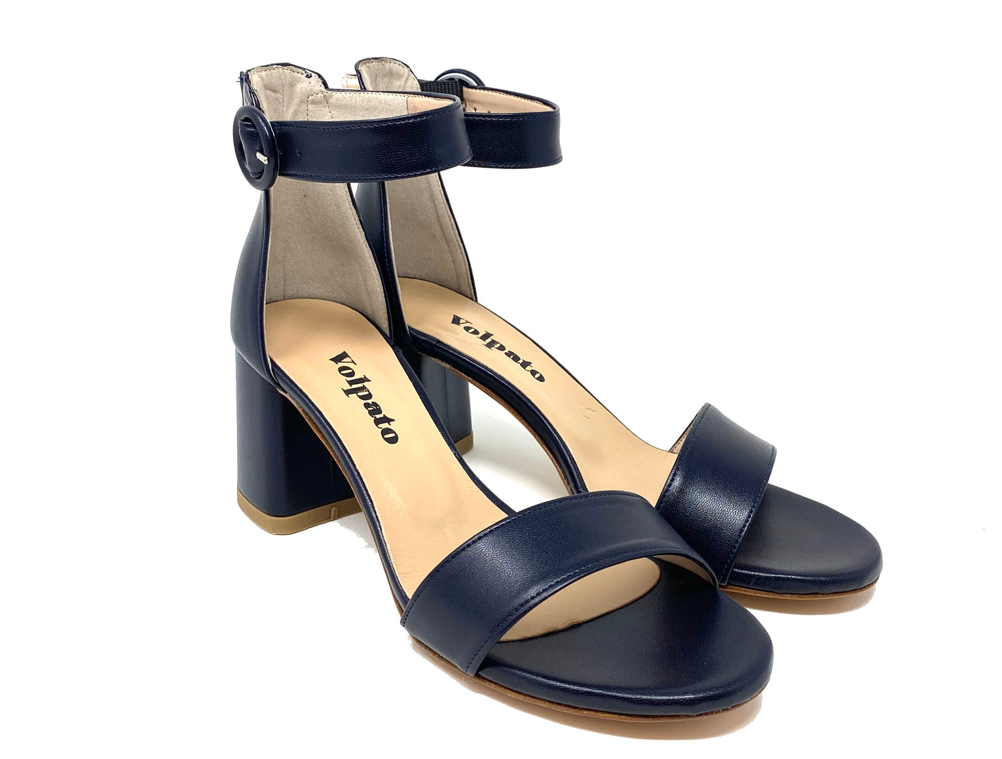 SANDALI CON TACCO VOLPATO DONNA BLU - 013SOF BLU