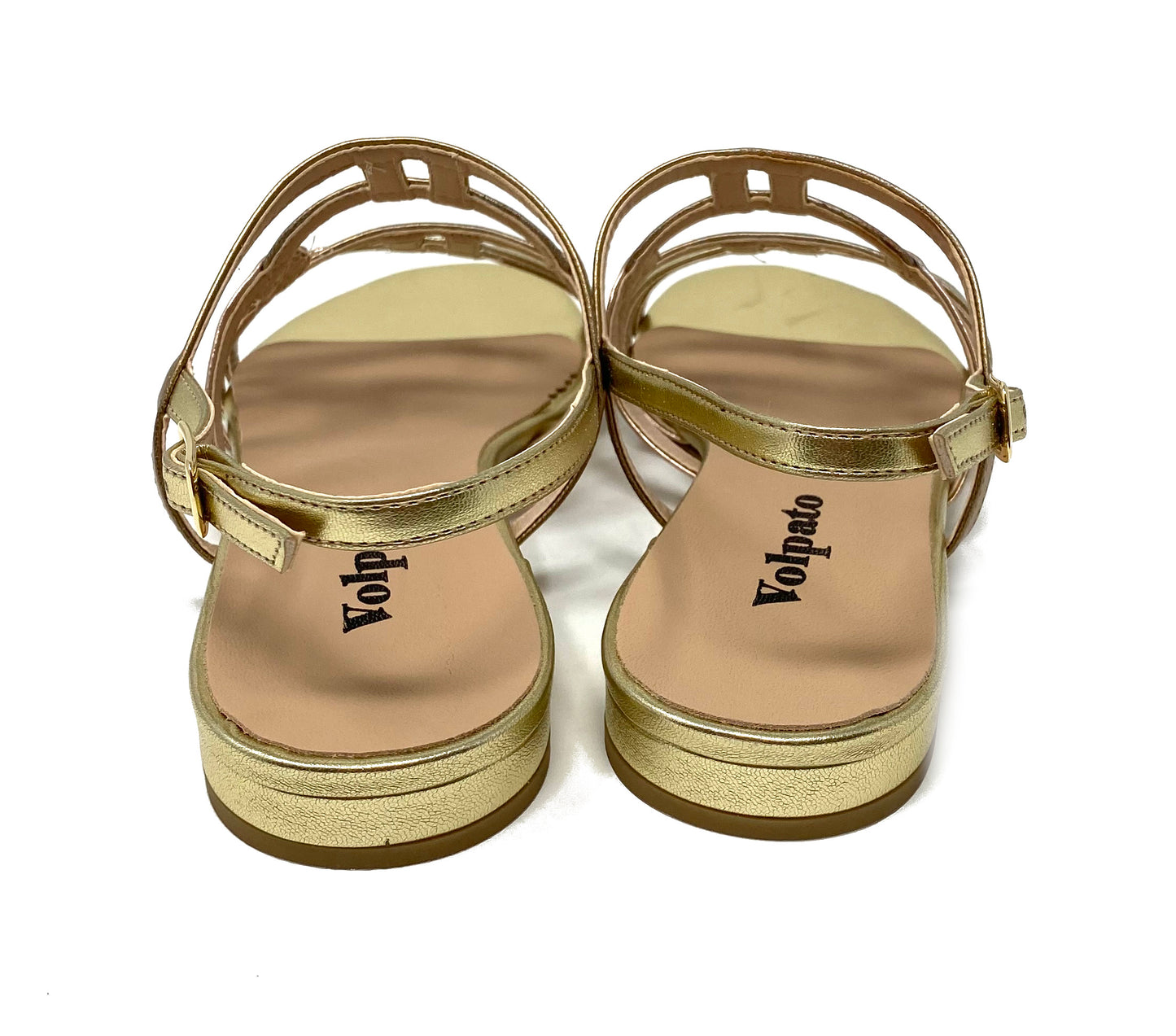 SANDALI VOLPATO DONNA PLATINO - 020MET PLAT