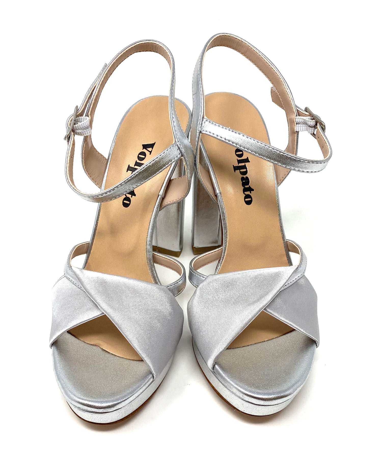 SANDALI VOLPATO DONNA ARGENTO - 028MET ARG