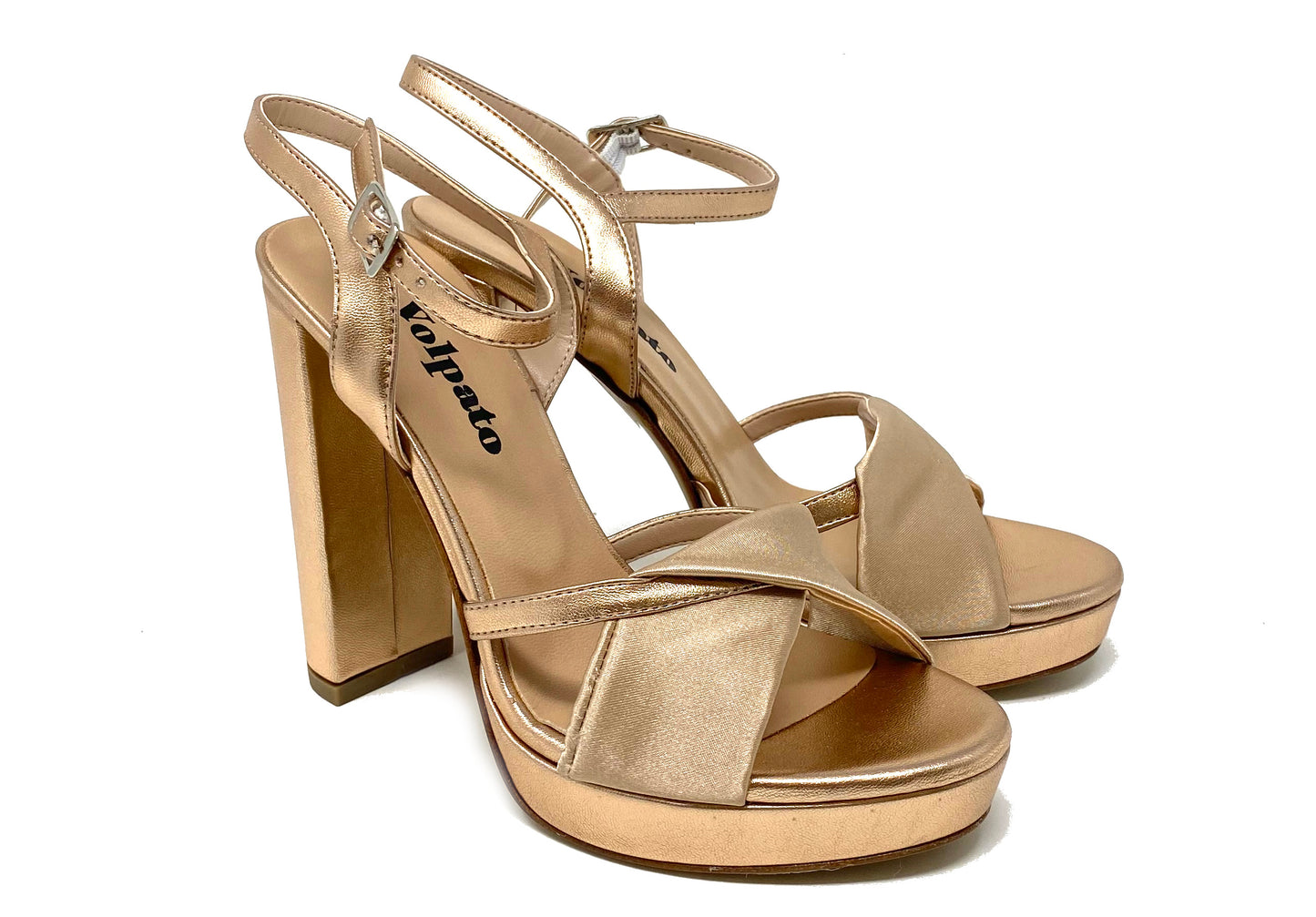 SANDALI VOLPATO DONNA RAME - 028MET RAME