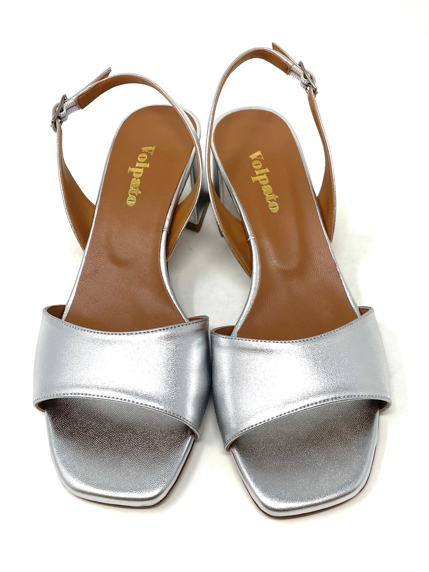SANDALI CON TACCO VOLPATO DONNA ARGENTO - 106MET ARG