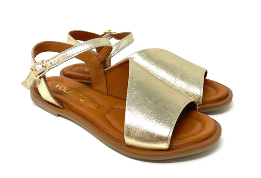 SANDALI BASSI VOLPATO DONNA ORO - 108220085 GOLD