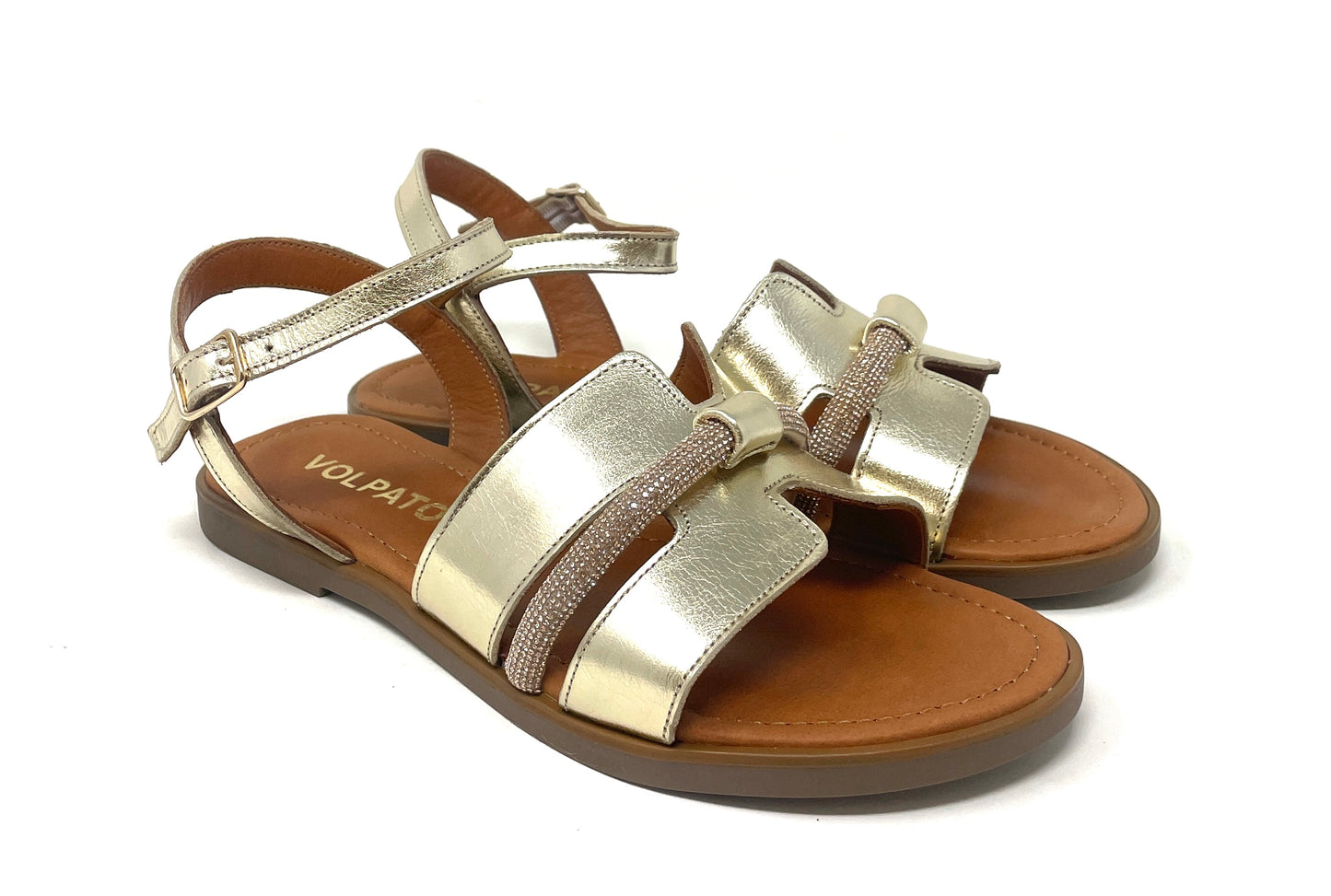 SANDALI BASSI VOLPATO DONNA ORO - 116240032OR