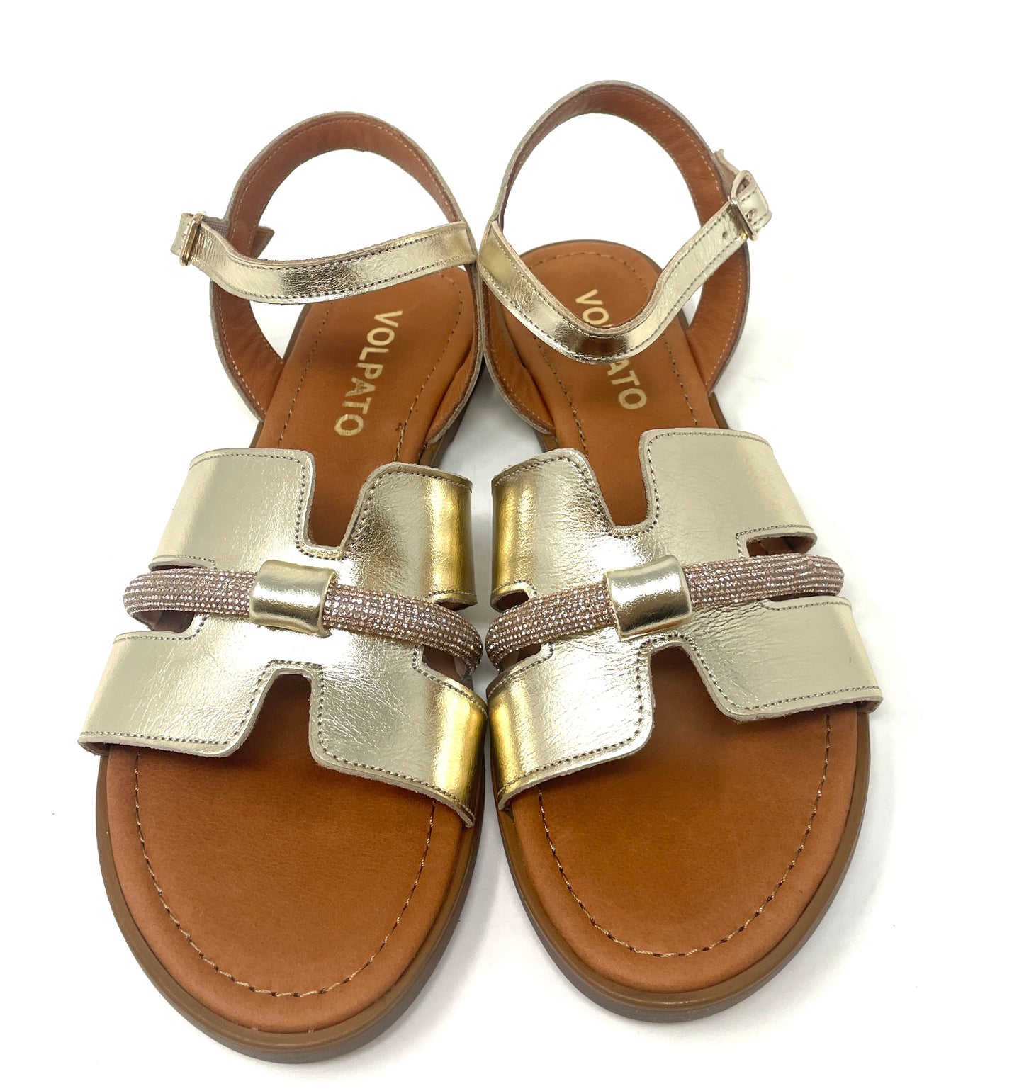 SANDALI BASSI VOLPATO DONNA ORO - 116240032OR