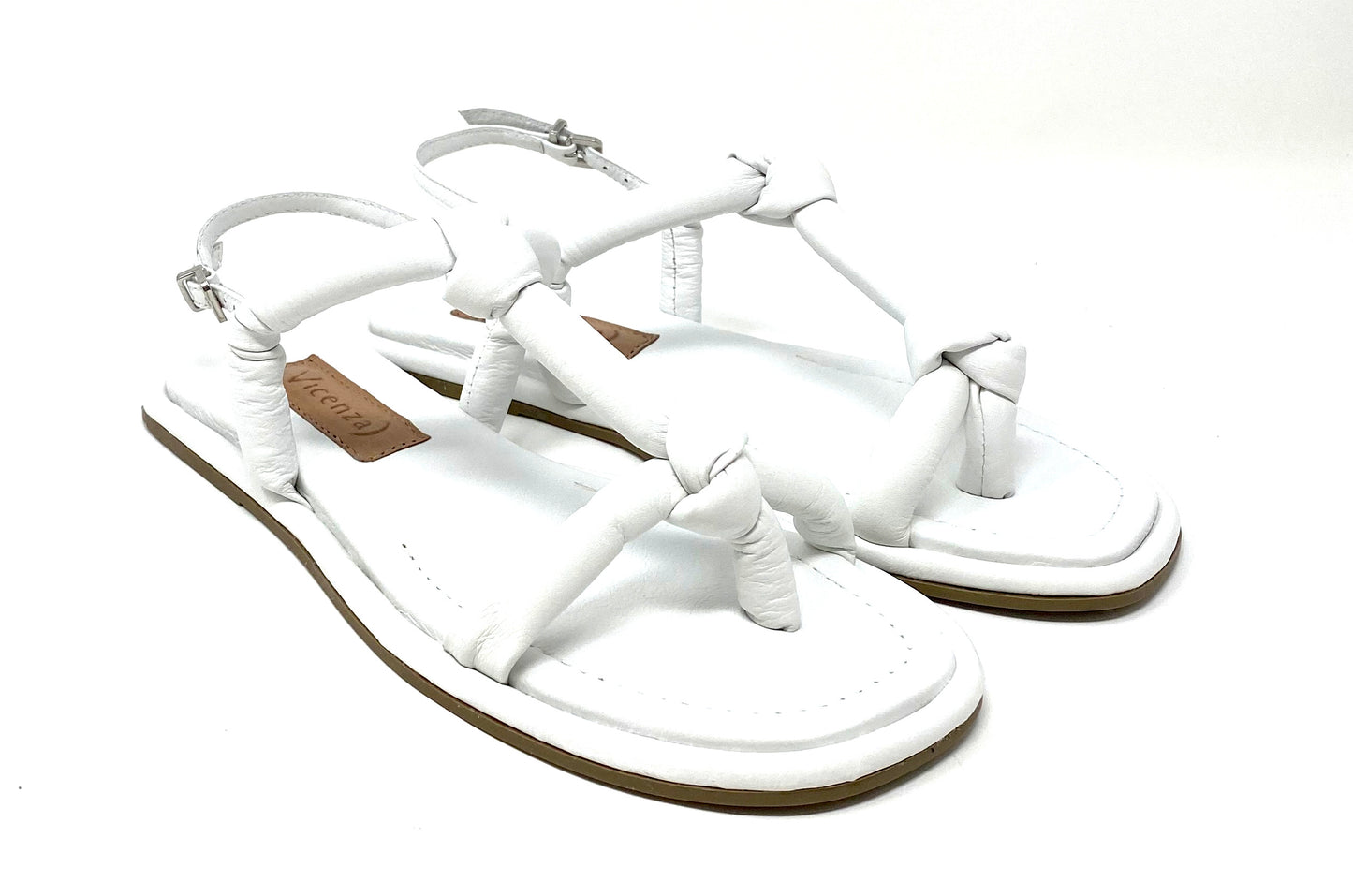 SANDALI BASSI VICENZA DONNA BIANCO - 1202003 BIA