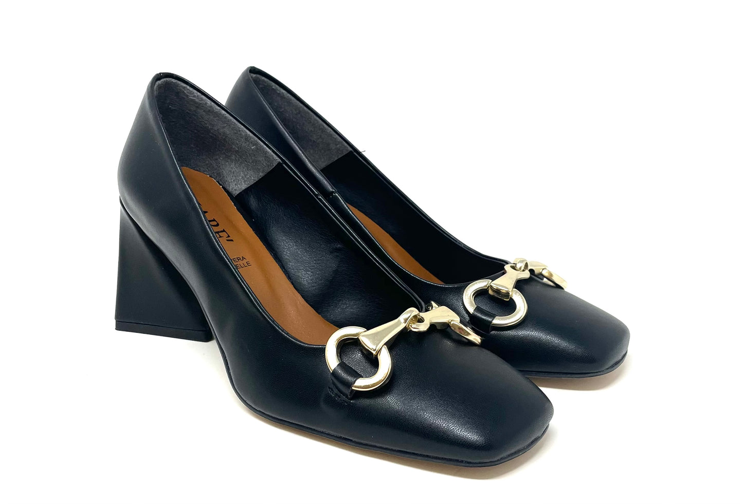 SCARPE CON TACCO TIARE' DONNA NERO - 12204 NERO