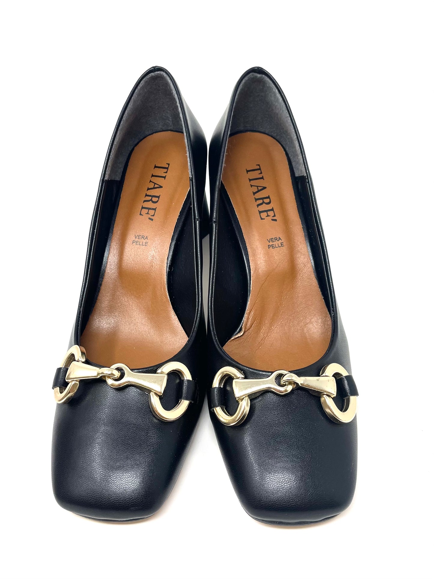 SCARPE CON TACCO TIARE' DONNA NERO - 12204 NERO