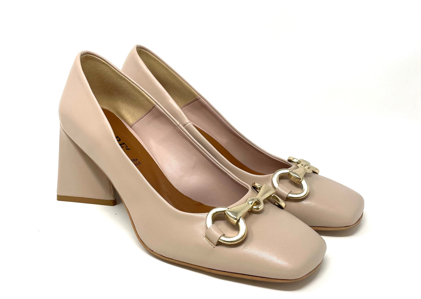 SCARPE CON TACCO TIARE' DONNA NUDE - 12204 NUDE