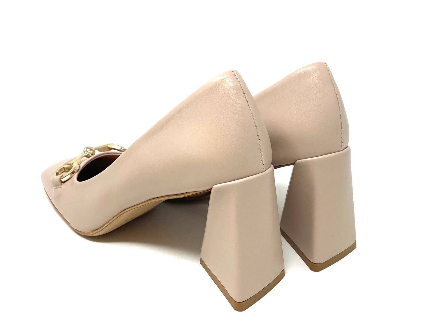 SCARPE CON TACCO TIARE' DONNA NUDE - 12204 NUDE