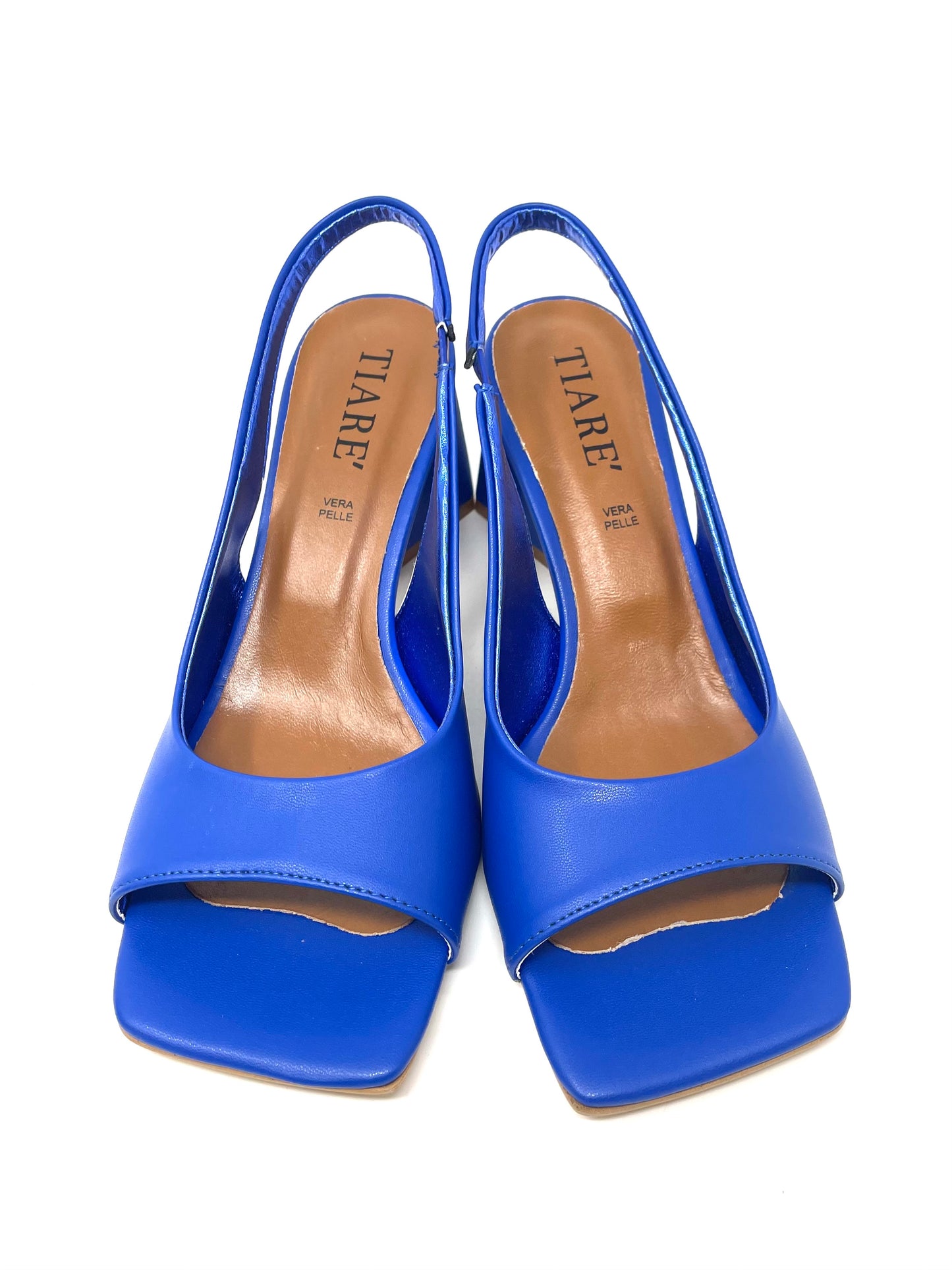 SANDALI CON TACCO TIARE' DONNA BLU - 12210 BLUET