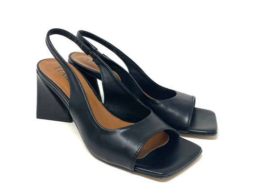 SANDALI CON TACCO TIARE' DONNA NERO - 12210 NERO