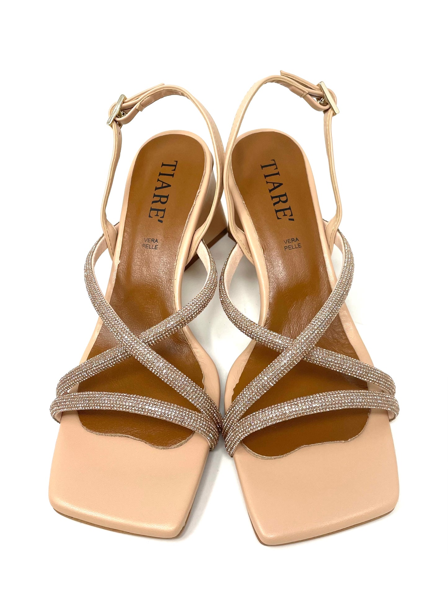 SANDALI CON TACCO TIARE' DONNA NUDE - 12212 NUDE