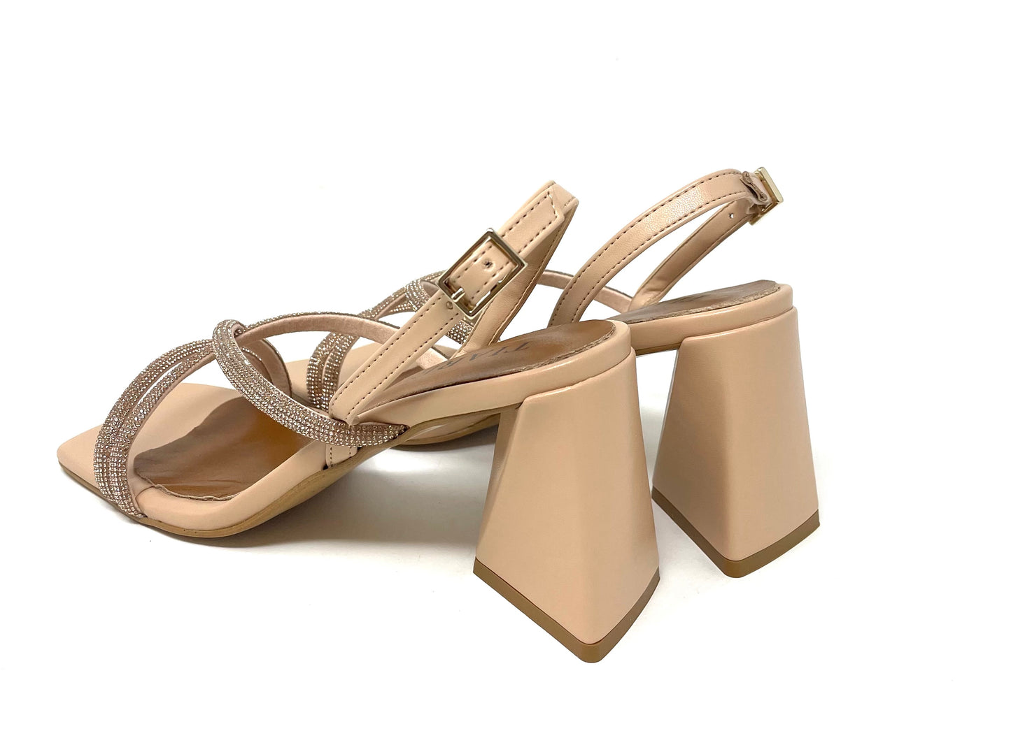 SANDALI CON TACCO TIARE' DONNA NUDE - 12212 NUDE