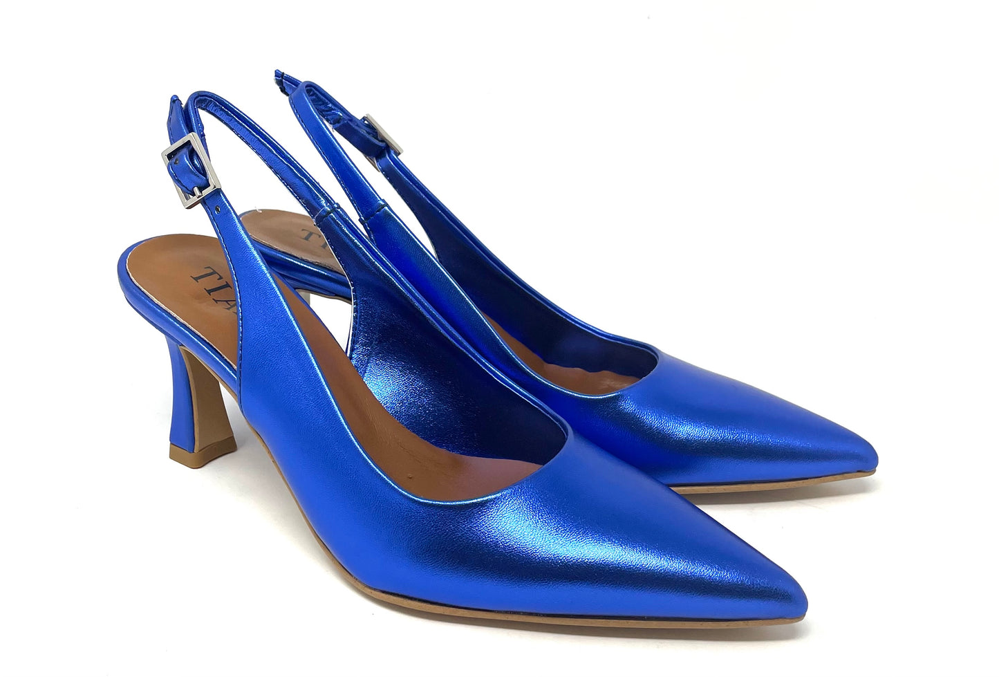 SCARPE CON TACCO TIARE' DONNA BLU - 12215LAM BL