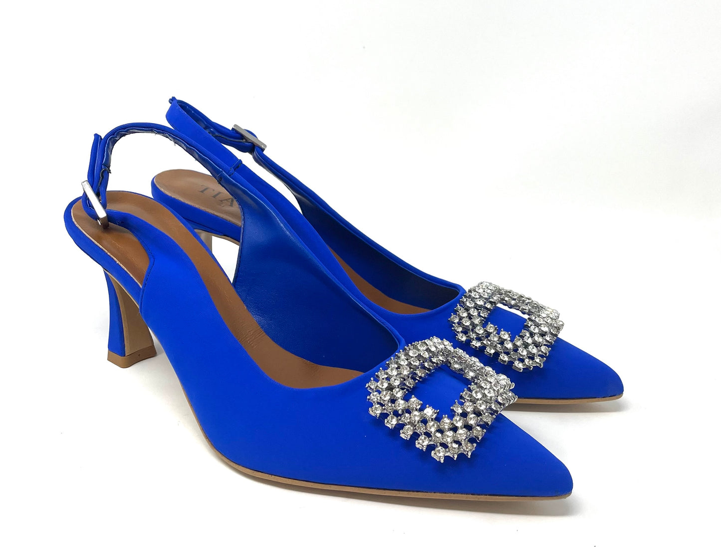 SCARPE CON TACCO TIARE' DONNA BLU - 12215LIC BL