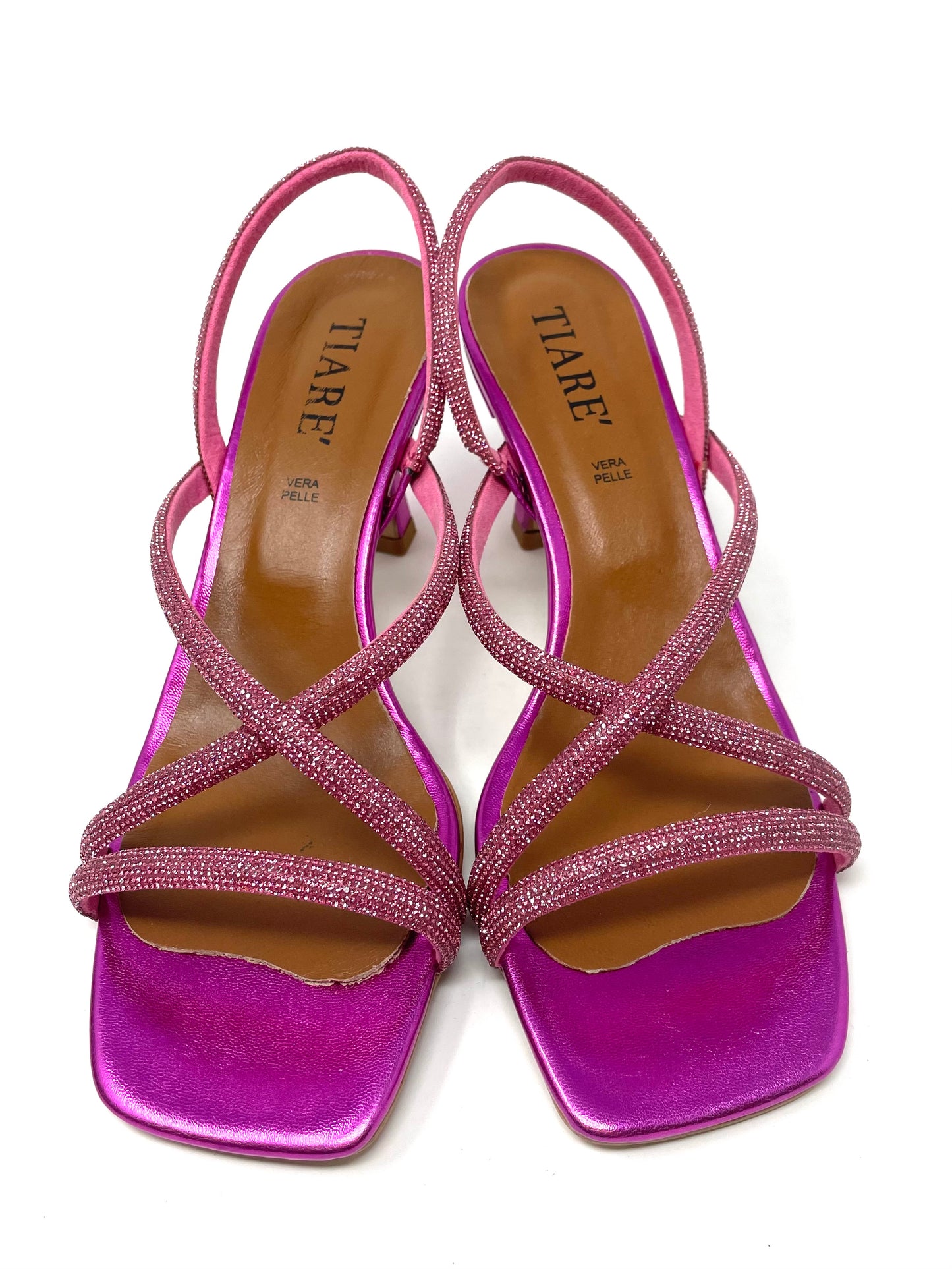 SANDALI CON TACCO TIARE' DONNA FUXIA - 12220 FUXIA
