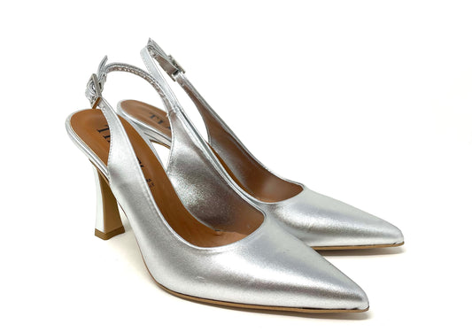 SCARPE CON TACCO TIARE' DONNA ARGENTO - 12225LAM SI