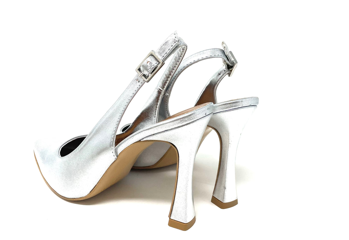 SCARPE CON TACCO TIARE' DONNA ARGENTO - 12225LAM SI