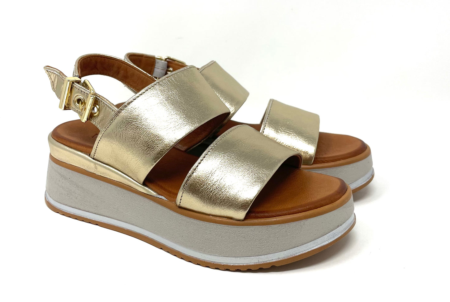 SANDALI BASSI VOLPATO DONNA ORO - 126230932OR