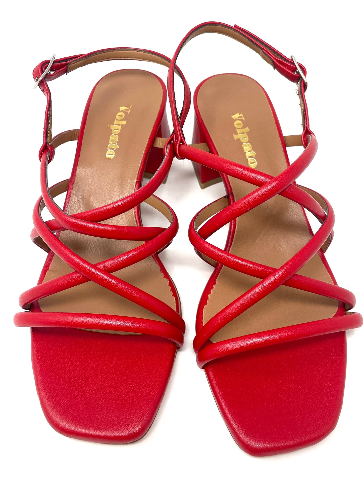 SANDALI CON TACCO VOLPATO DONNA ROSSO - 153SFT ROSS