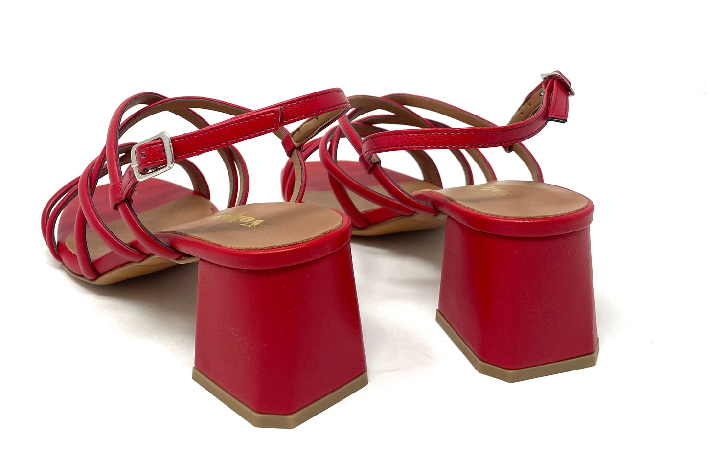 SANDALI CON TACCO VOLPATO DONNA ROSSO - 153SFT ROSS