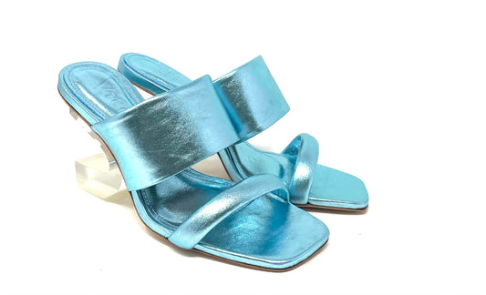 SANDALI CON TACCO VICENZA DONNA AZZURRO - 1626004 SAF