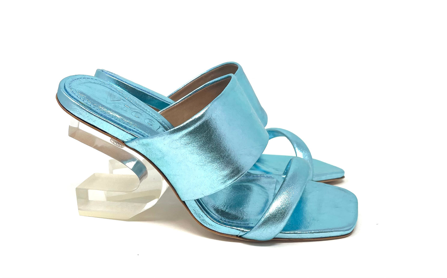 SANDALI CON TACCO VICENZA DONNA AZZURRO - 1626004 SAF