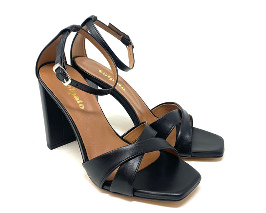 SANDALI CON TACCO VOLPATO DONNA NERO - 165SFT NERO