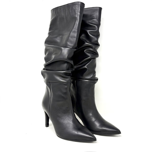 STIVALE SOFIA/LEN DONNA NERO - 1864 NERO